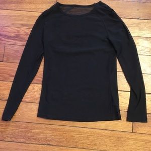 Sheer Mesh Black Top